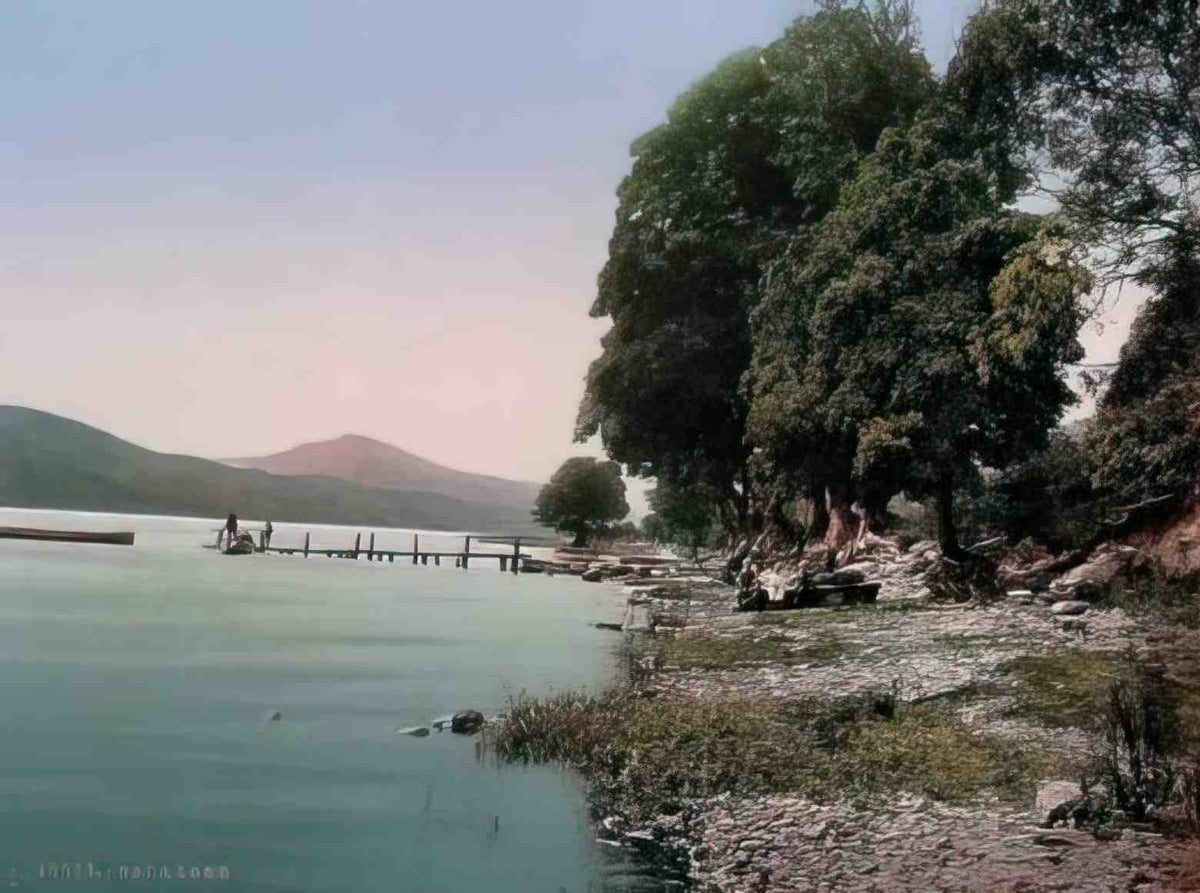 Merionethshire Bala Lake Vintage A4 Photo Print