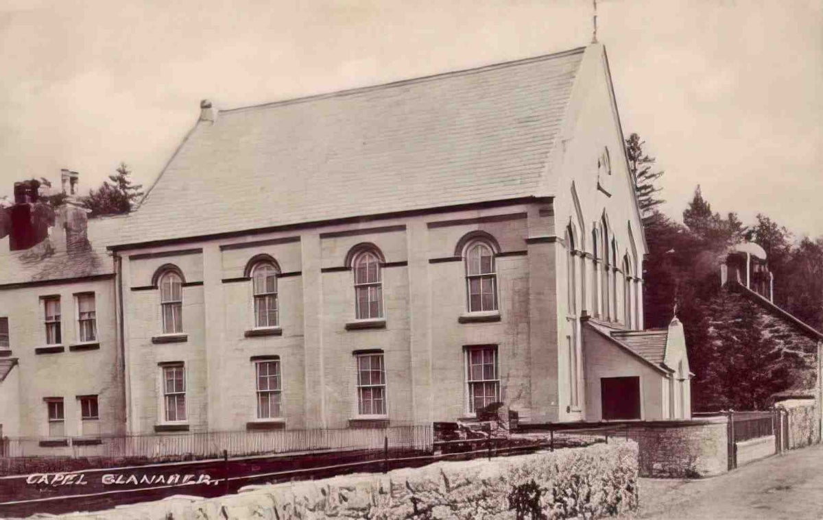 Merionethshire Bala Llanuwchllyn Capel Glanaber Vintage A4 Photo Print