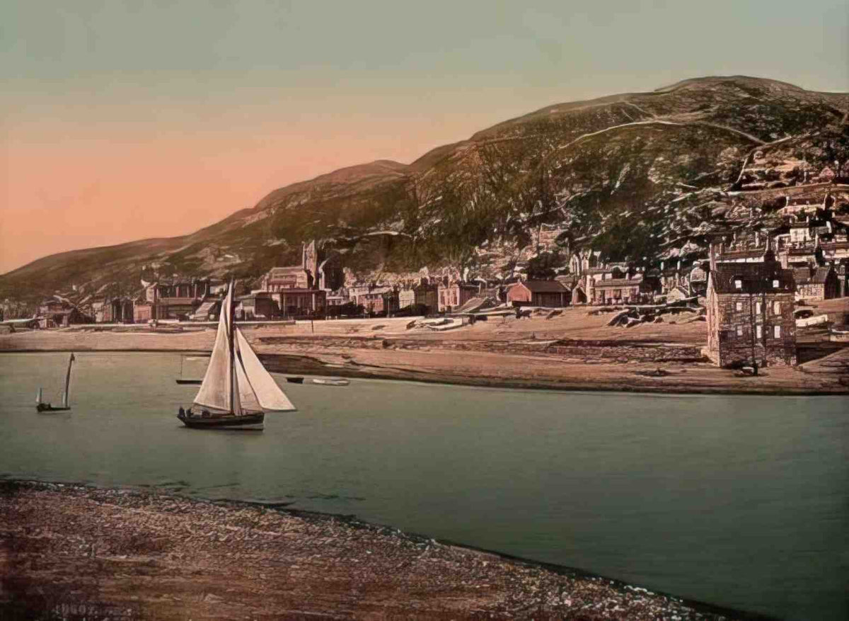 Merionethshire Barmouth Vintage A4 Photo Print