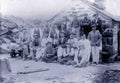 Merionethshire Blaenau Ffestiniog Slate Workers Vintage A4 Photo Print