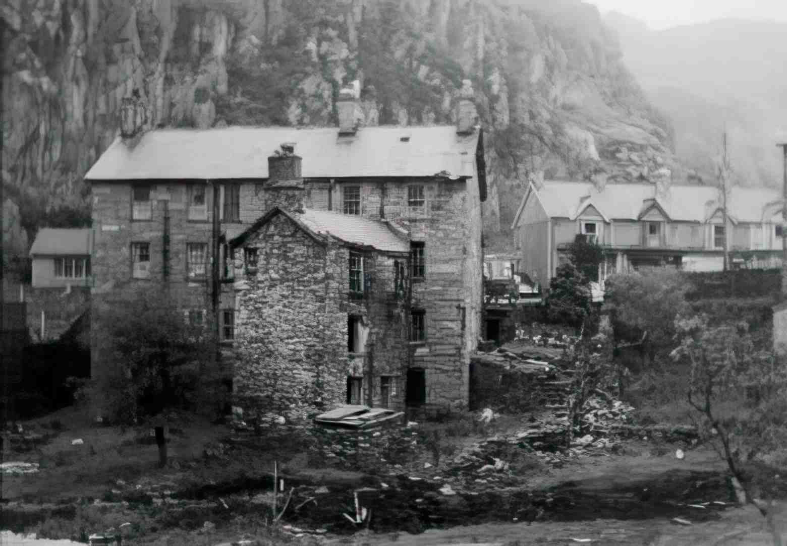Merionethshire Blaenau Ffestiniog Vintage A4 Photo Print