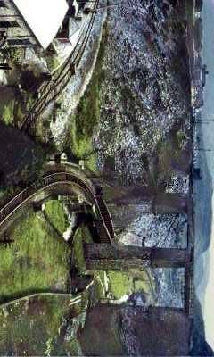 Merionethshire Blaenau Ffestiniog Welsh Slate Quarry Viaduct vintage old A4 Photo Print