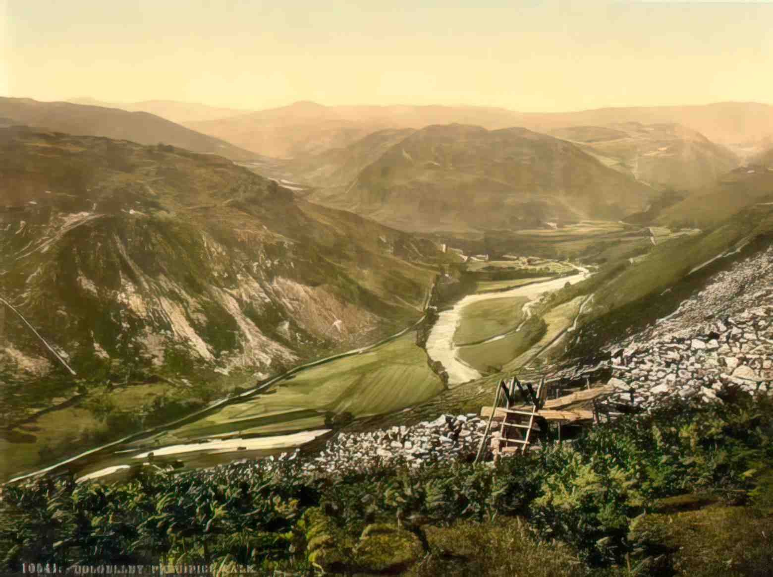 Merionethshire Dolgellau Precipice Walk II Vintage A4 Photo Print