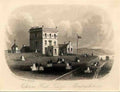 Merionethshire Towyn Neptune Hall 1869 Vintage A4 Photo Print