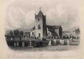 Merionethshire Towyn St Cadvans Church 1869 Vintage A4 Photo Print