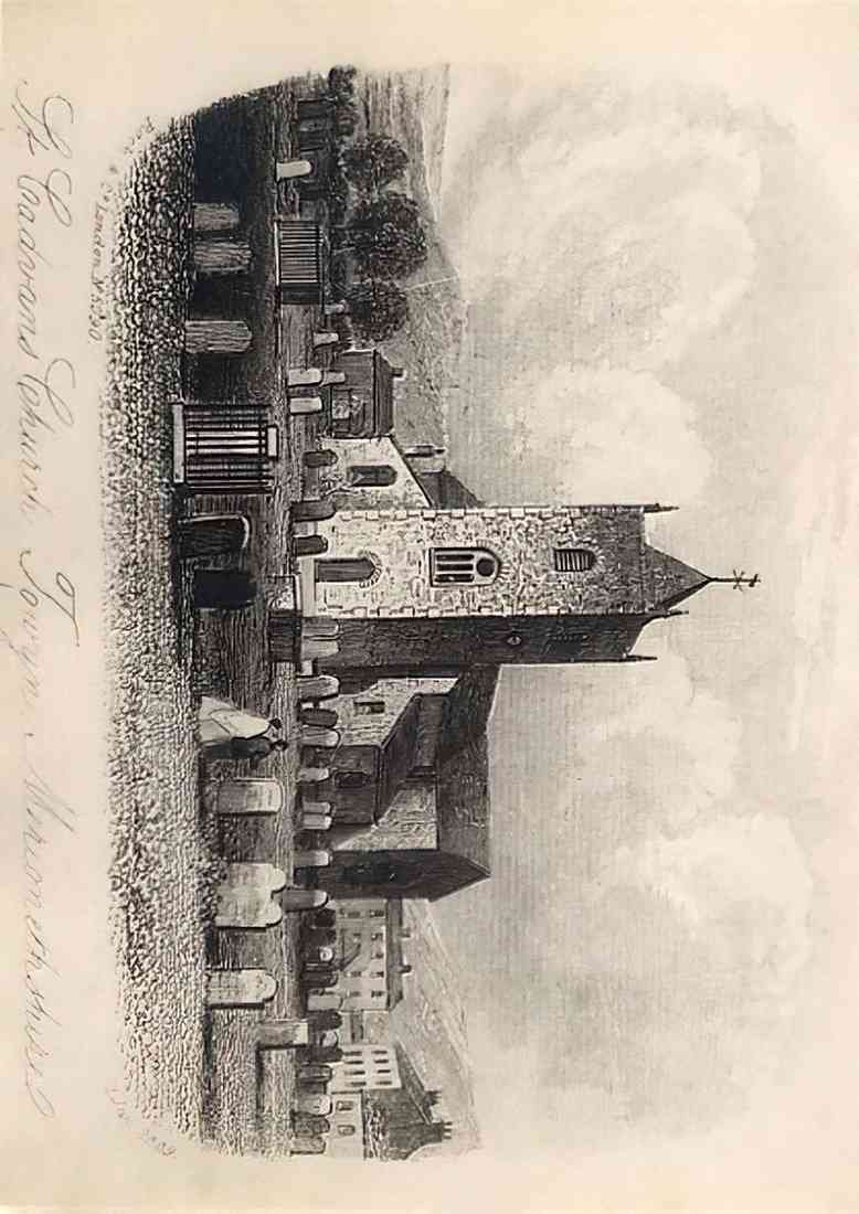 Merionethshire Towyn St Cadvans Church 1869 vintage old SHARP A4 Photo Print