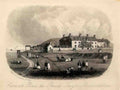 Merionethshire Towyn Warwick Place 1869 Vintage A4 Photo Print