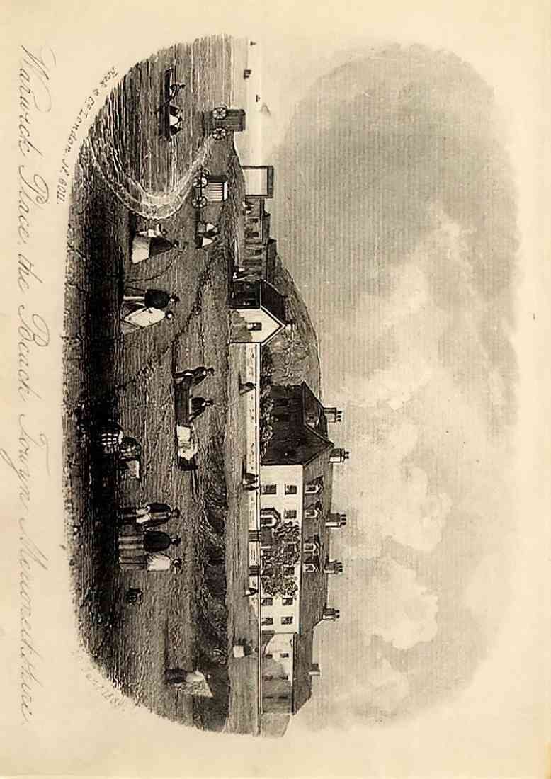 Merionethshire Towyn Warwick Place 1869 vintage old SHARP A4 Photo Print