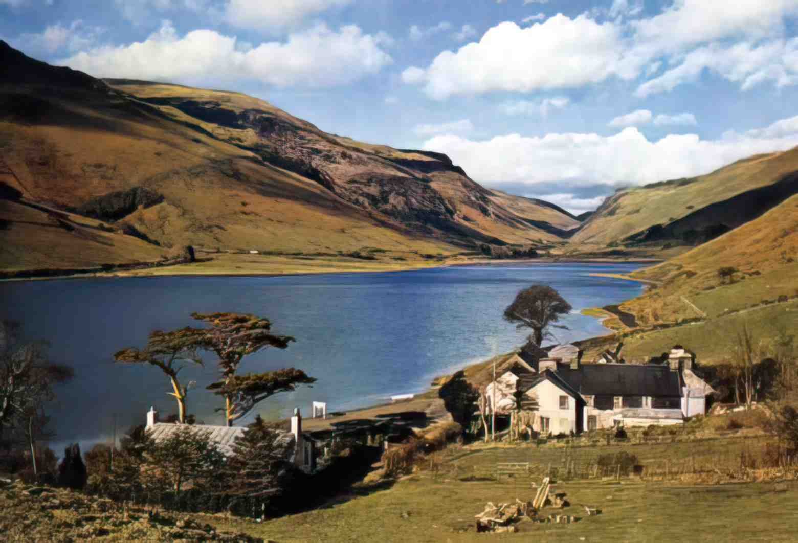 Merionethshire Tywyn Tal y Llyn Vintage A4 Photo Print