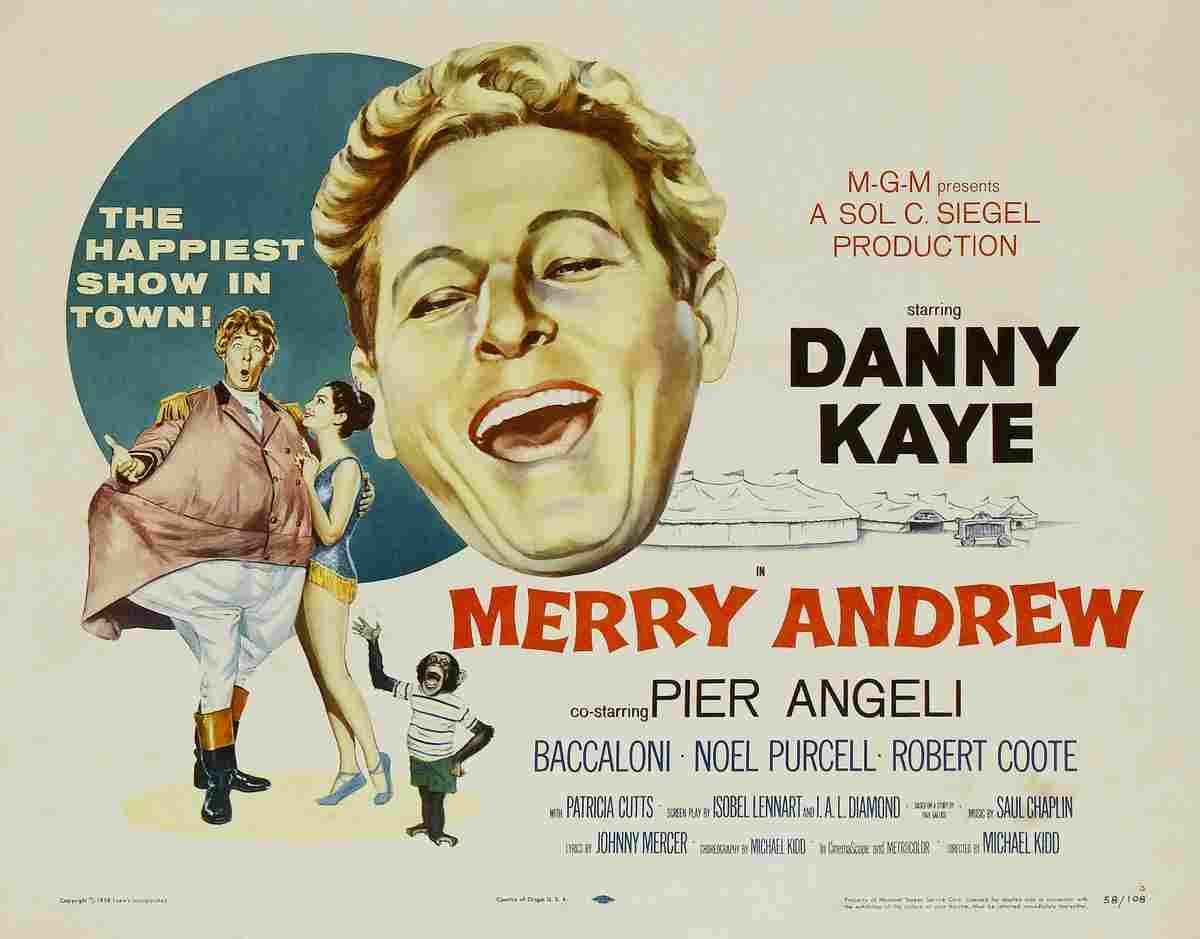 Merry Andrew 02  film star poster A4 Photo Print