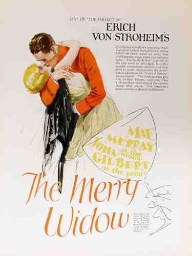 Merry Widow The 1925 01 film star poster A4 Photo Print