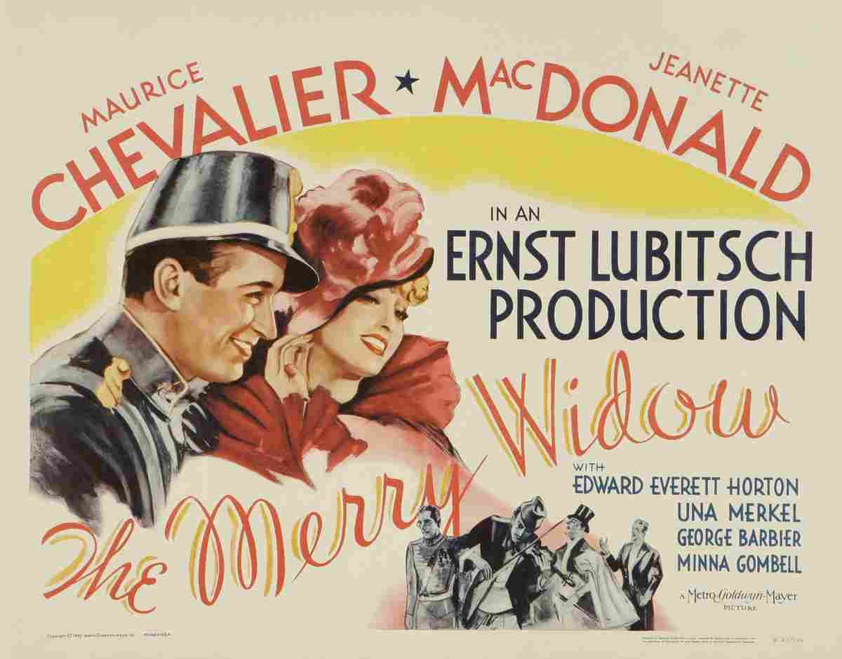Merry Widow The 1934 02  film star poster A4 Photo Print
