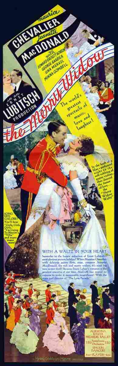 Merry Widow The 1934 04  film star poster A4 Photo Print