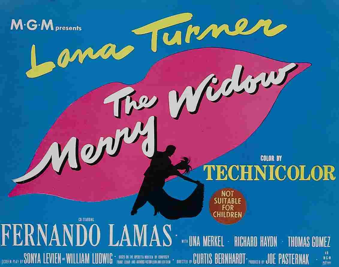 Merry Widow The 1952 03  film star poster A4 Photo Print