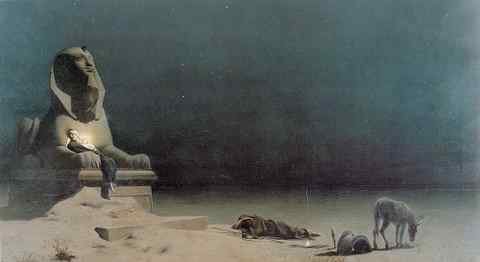 Merson Rest on the Flight into Egypt A4 Photo Print