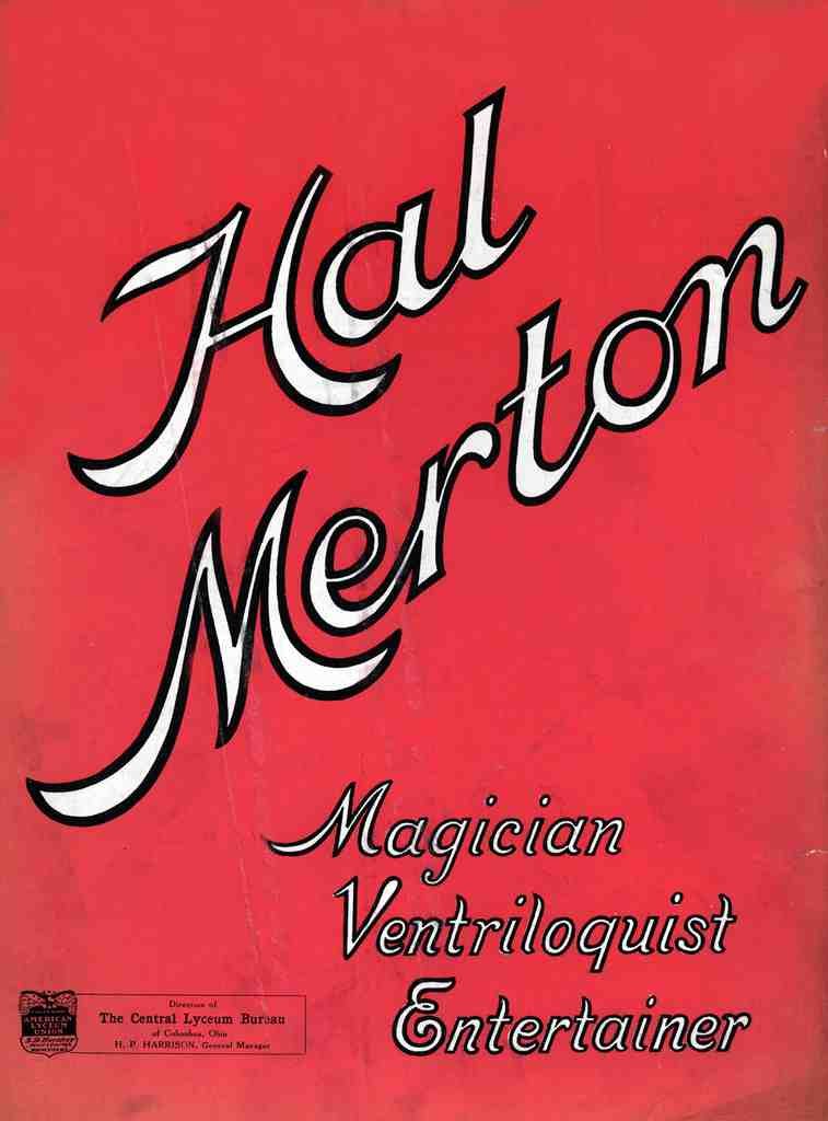 Merton Magic Magician Vintage A4 Photo Print