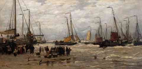 Mesdag Hendrik Willem Pinks In The Breakers A4 Photo Print
