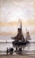 Mesdag Hendrik Willem The Arrival Of The Fleet A4 Photo Print