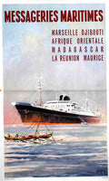 MessageriesOrient Vintage Advert A4 Photo Print