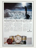 Messner Everest Rolex Vintage Retro Advert Poster A4 Photo Print