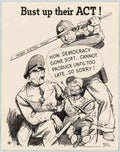 Metal Officers Chaos American World War II Advert Poster
