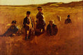 522013 In The Fields Eastman Johnson A4 Photo Print