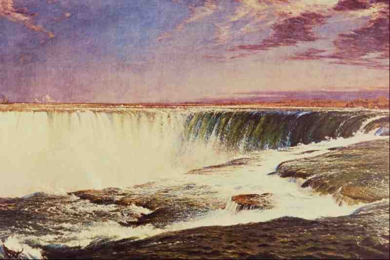 522014 Niagara Falls Frederic Edwin Church A4 Photo Print