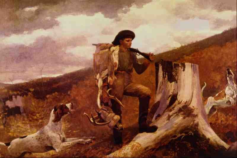 522017 The Hunter Winslow Homer A4 Photo Print
