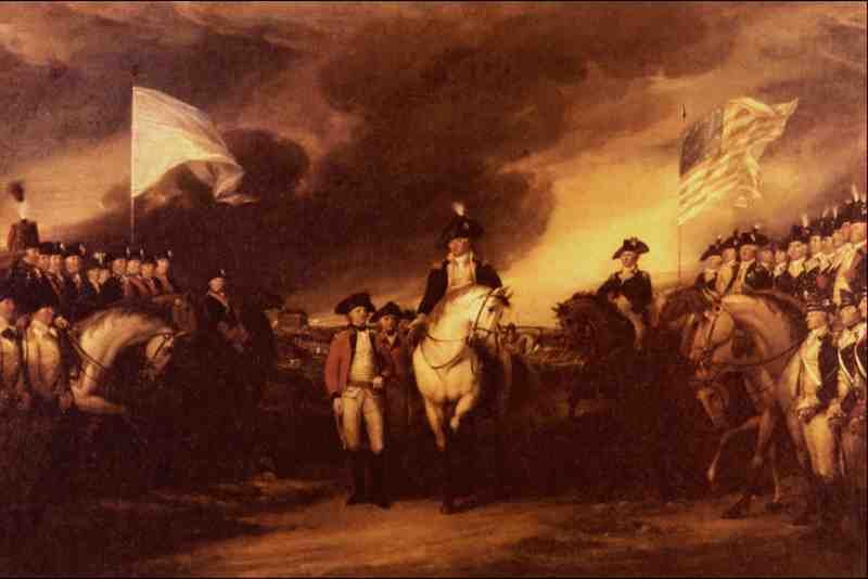 522018 Surrender Of Lord Cornwallis John Trumbull A4 Photo Print