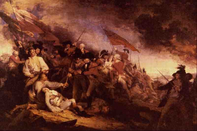 522020 The Battle Of Bunker Hill June 17 1775 John Trumbull A4 Photo Print
