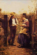 522026 Rural Courtship Daniel Ridgeway Knight A4 Photo Print