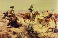 522036 Jerked Down Charles M Russell A4 Photo Print