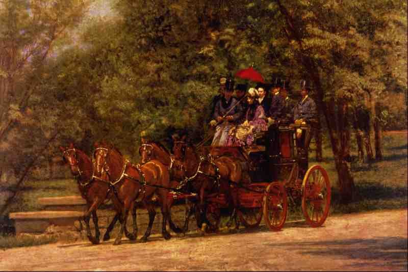 522038 Fairman Rogers Four In Hand Thomas Eakins A4 Photo Print