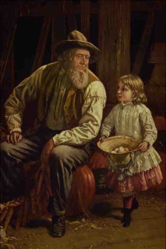 522040 The American Farmer Thomas Waterman Wood A4 Photo Print