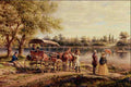 522079 Waiting For The Ferry Edward Lamson Hery A4 Photo Print