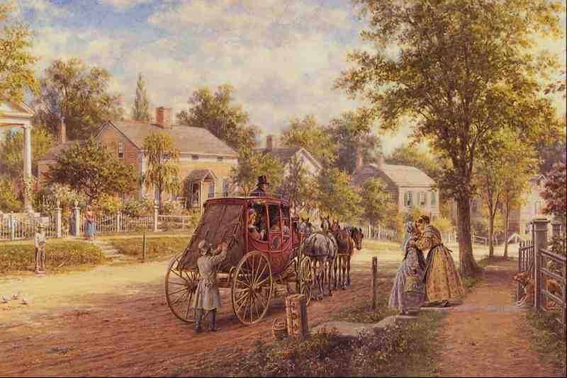 522082 Home Again Edward Lamson Henry A4 Photo Print