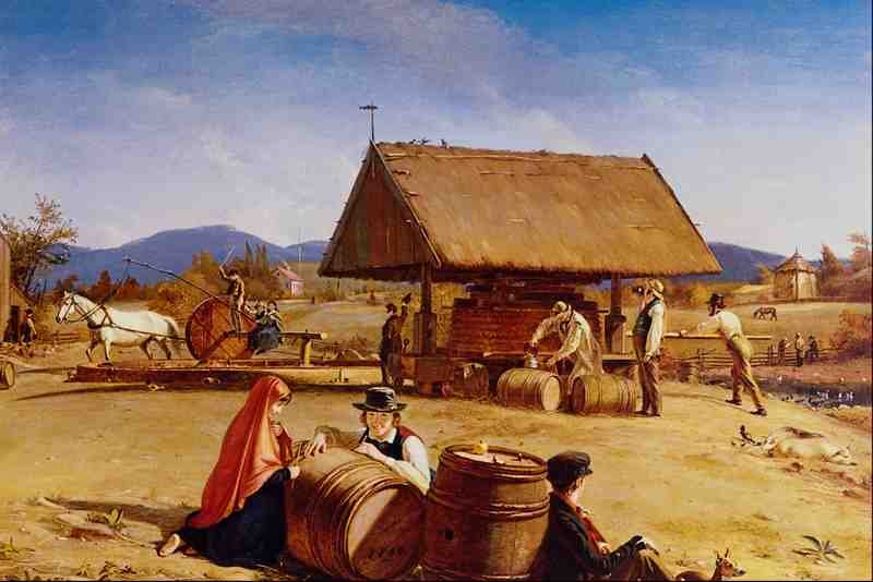 522086 Cider Making 1841 William Sidney Mount A4 Photo Print