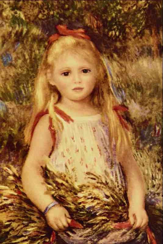 523030 The Little Gleaner Auguste Renoir A4 Photo Print
