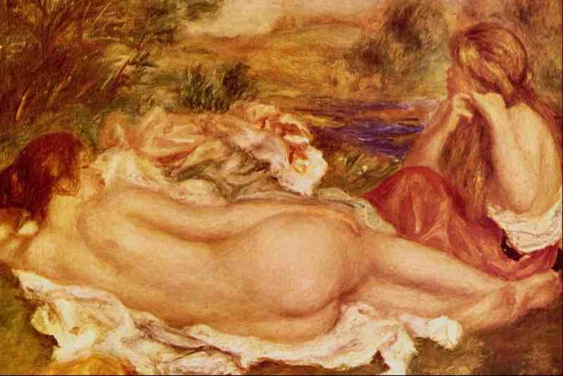 523032 Two Bathers Auguste Renoir A4 Photo Print