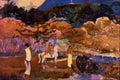 523034 Woman And A White Horse Paul Gauguin A4 Photo Print