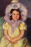 523036 Margot In White Mary Stevenson Cassatt A4 Photo Print
