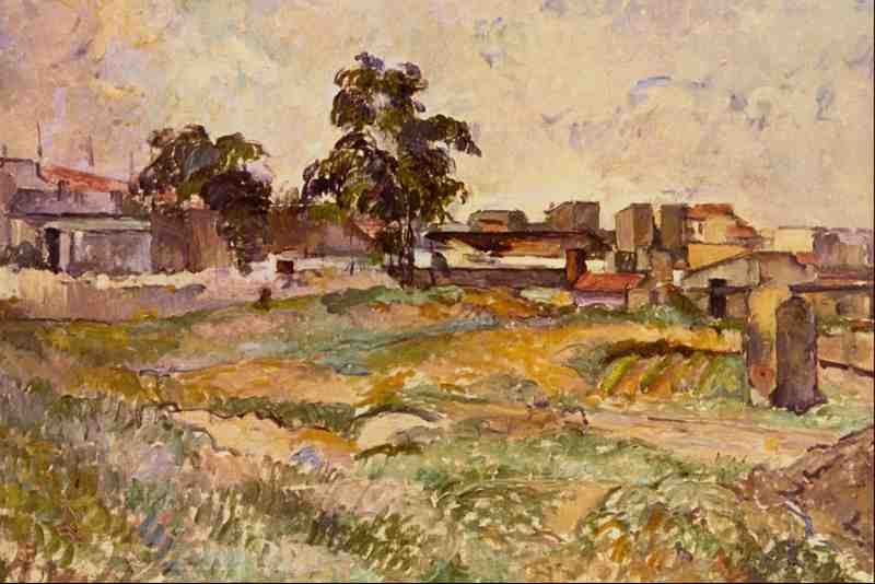 523037 Landscape In Provence Paul Cezanne A4 Photo Print