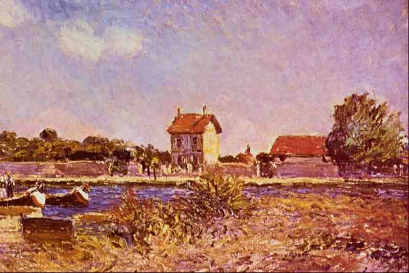 523041 Saint Mammes Alfred Sisley A4 Photo Print