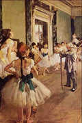 523054 Ballet Class Edgar Degas A4 Photo Print