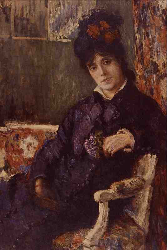 523065 Seated Woman Mary Stevenson Cassatt A4 Photo Print