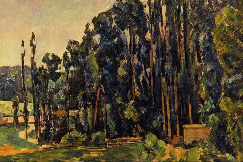 523073 The Poplars Paul Cezanne A4 Photo Print