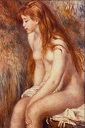 523077 Young Girl Bathing Auguste Renoir A4 Photo Print