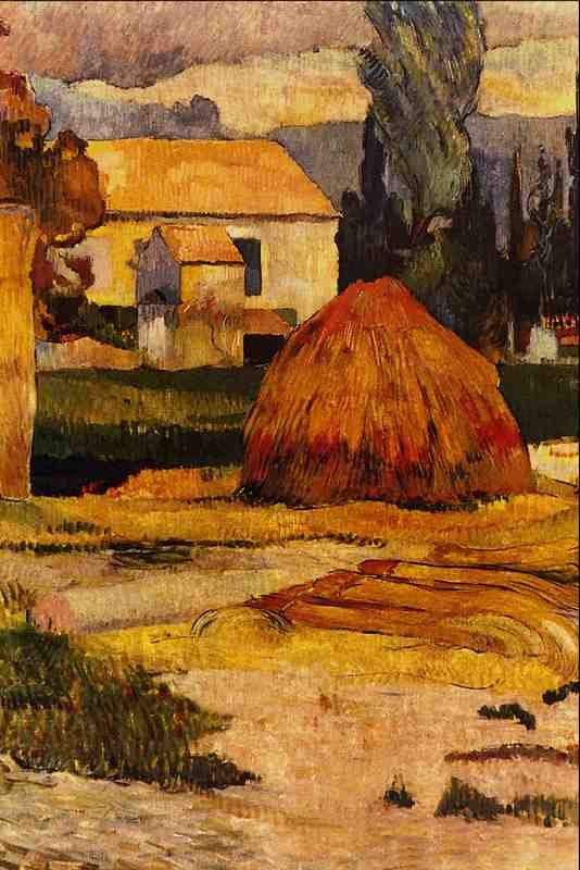 523079 Landscape Arles Paul Gauguin A4 Photo Print