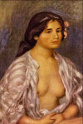 523091 Gabrielle In An Open Blouse Auguste Renoir A4 Photo Print