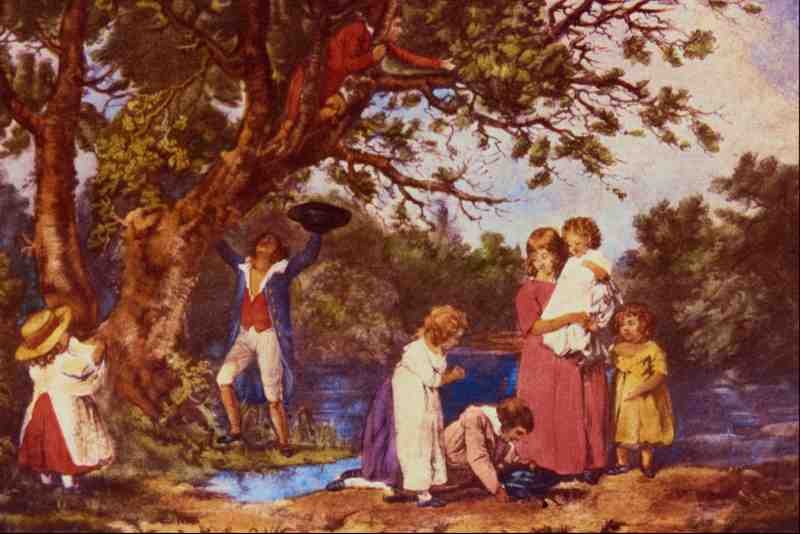 524023 Children Birdnesting George Morland A4 Photo Print